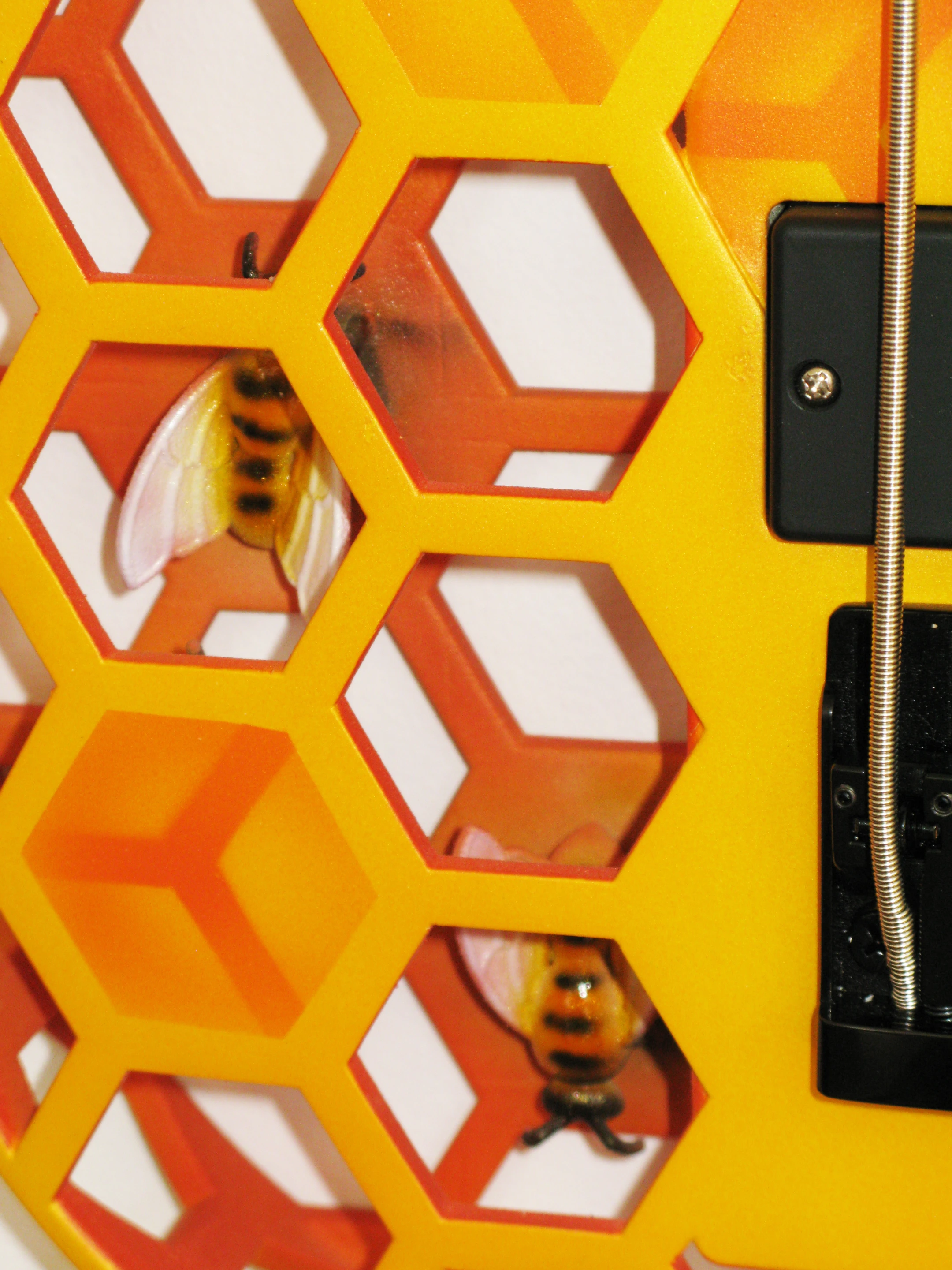 The bees take on familiar colors in this airbrushed Hive B