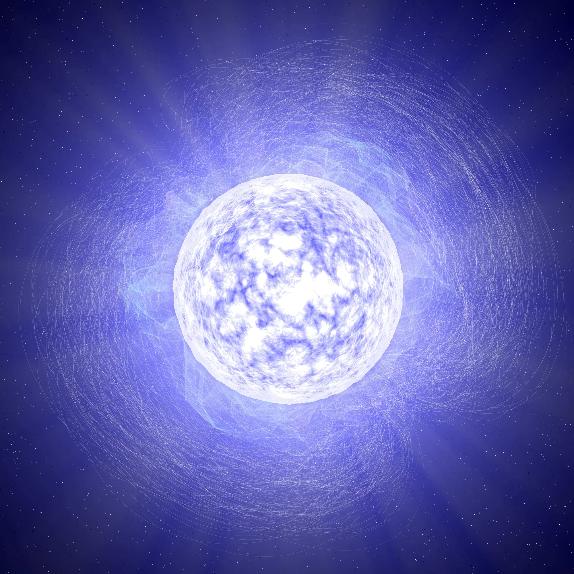 It's predicted that the intense magnetic field of a neutron star could convert dark matter into detectable photons