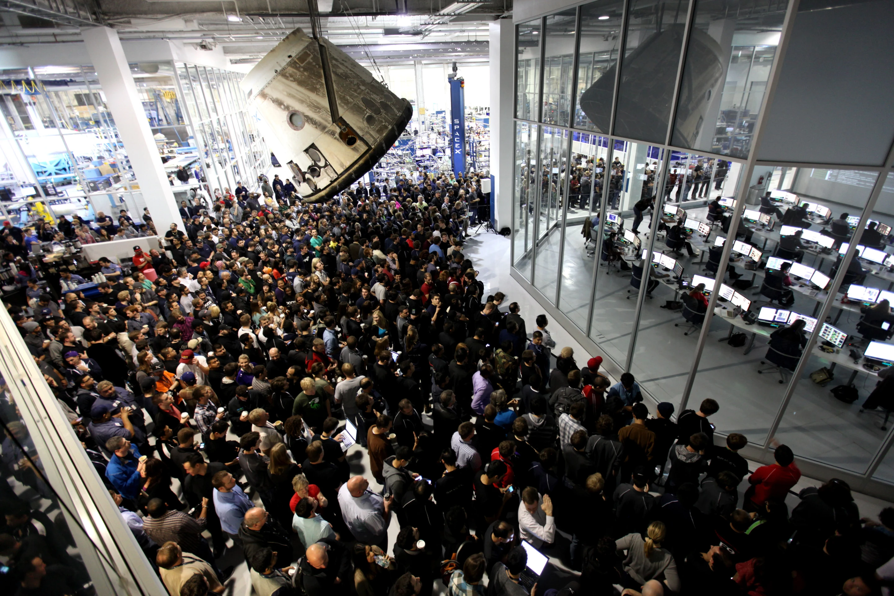 SpaceX mission control