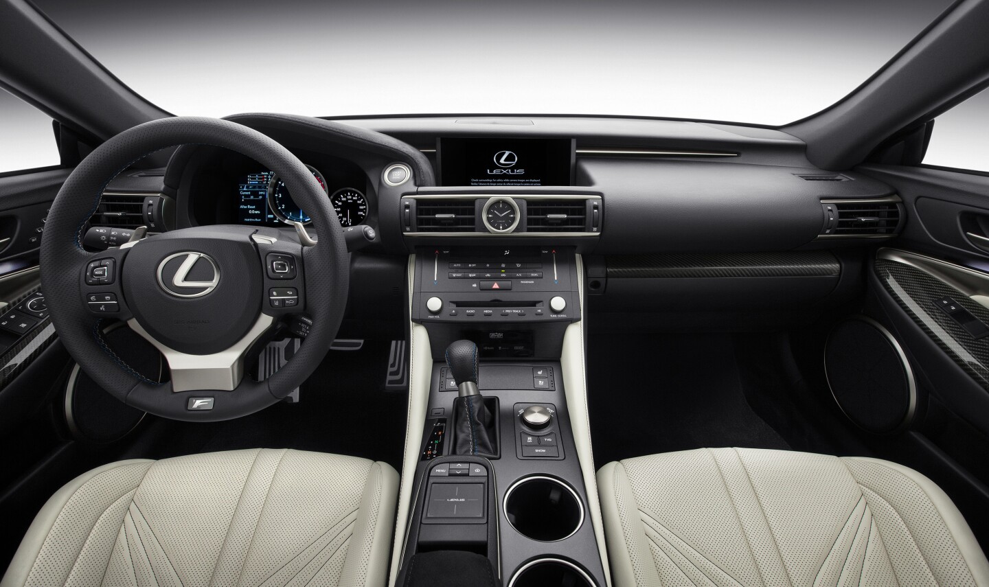 The Lexus RC F cockpit