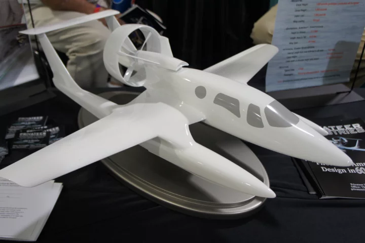 Privateer model on display at AirVenture 2010