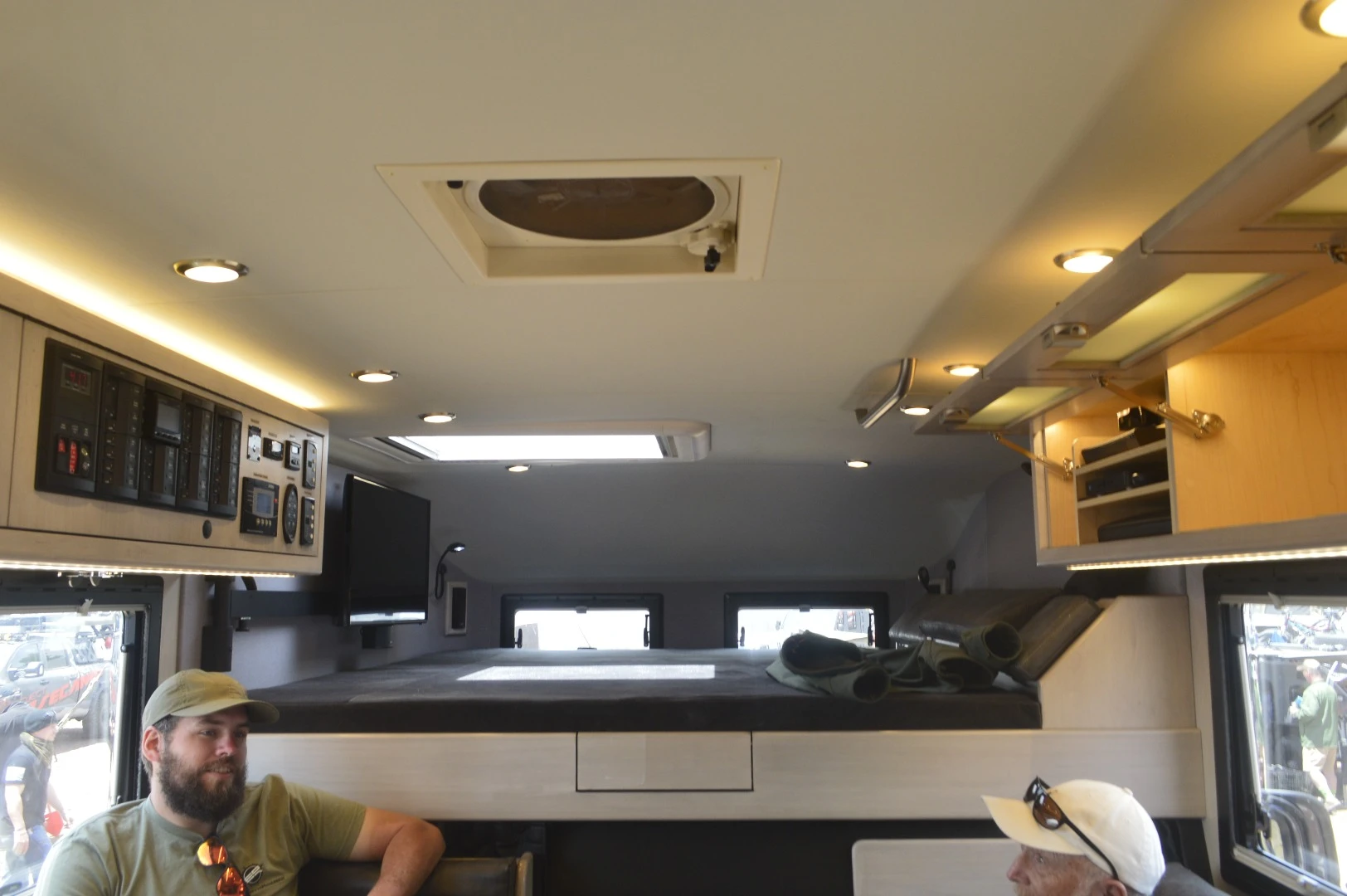 The XV-LTS sleeps up to four on the permanent cab-over bed and convertible furniture