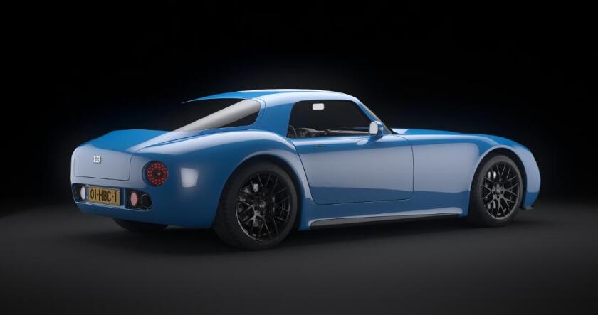 The HB Coupé is very light thanks to a carbon fiber monocoque