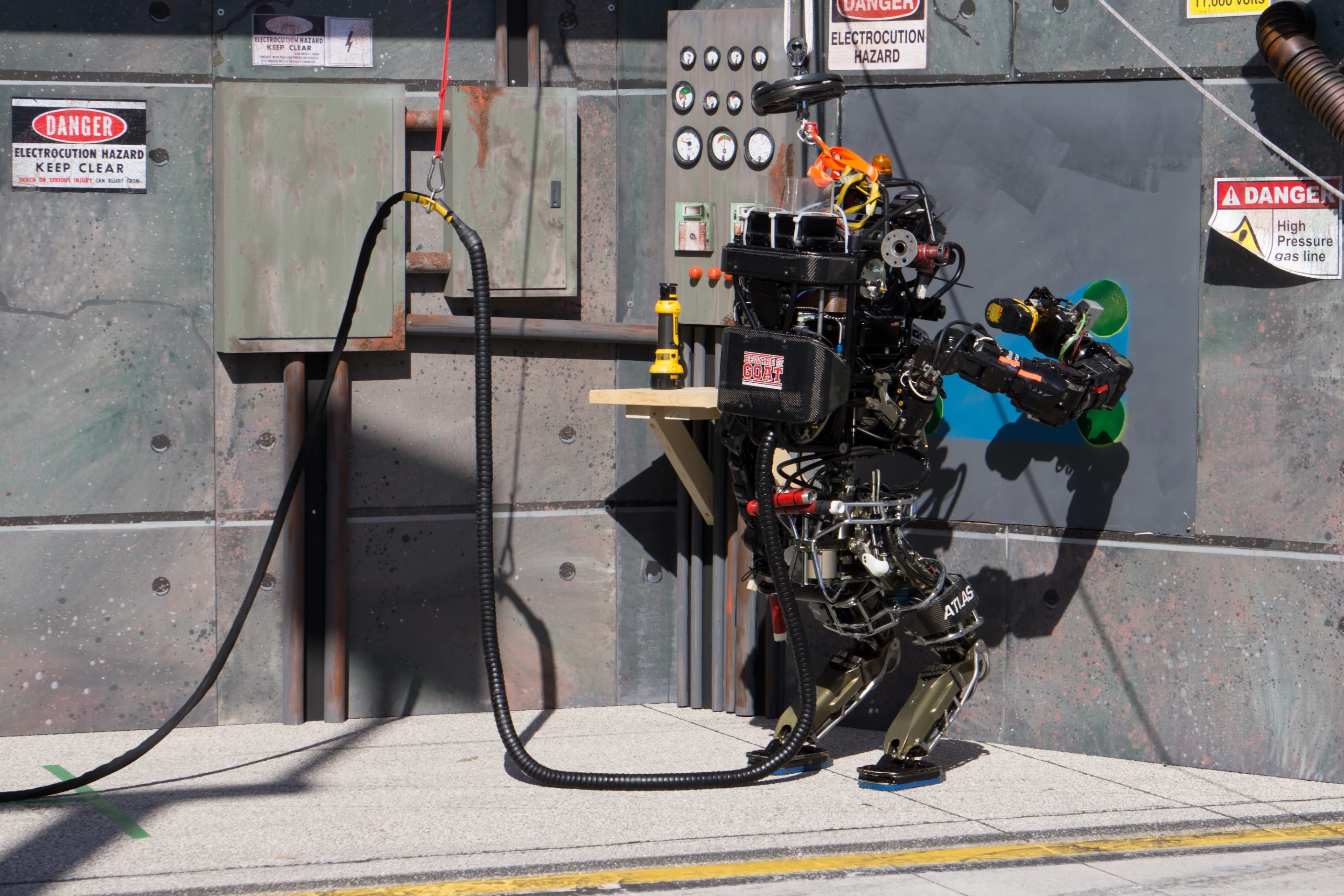 Atlas robot on the cutting course