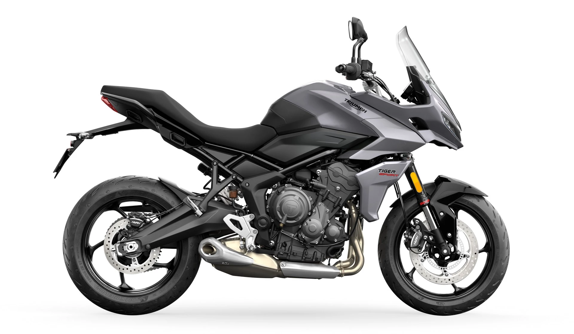 The 2022 Triumph Tiger Sport 660 in the Graphite – Black color option