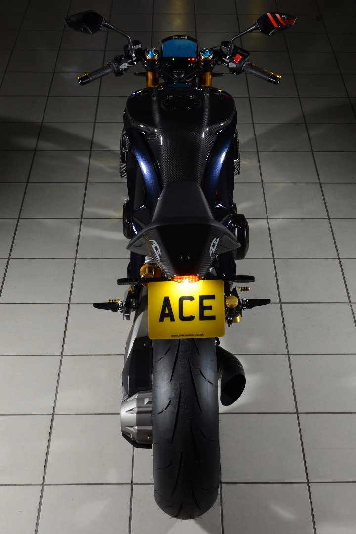 The Ariel Ace R is a carbon-clad, powerful and lightweight variant of the standard Ace