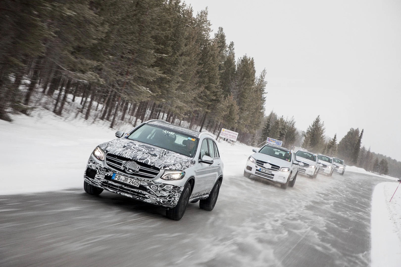 The GLC F-Cell is put to the test in the snow