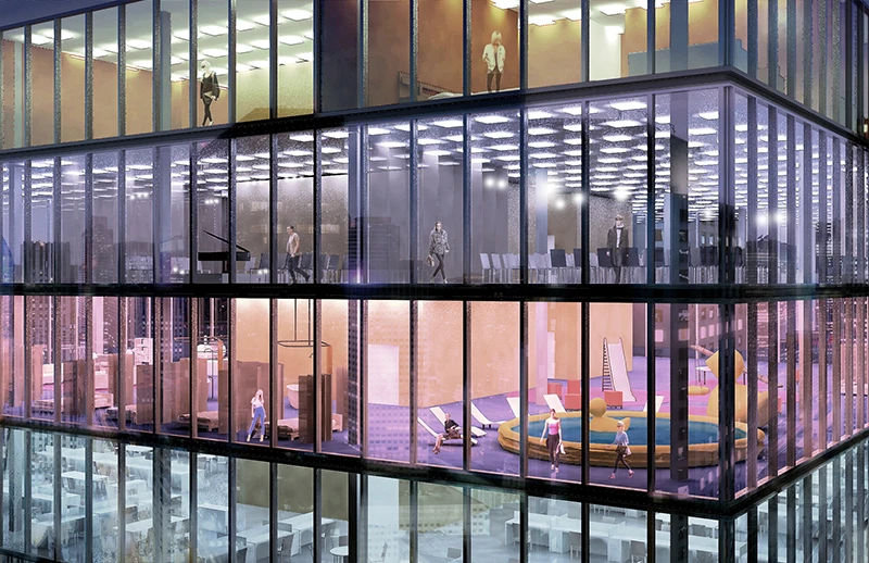 Artist's concept of a Pop-Up Hotel