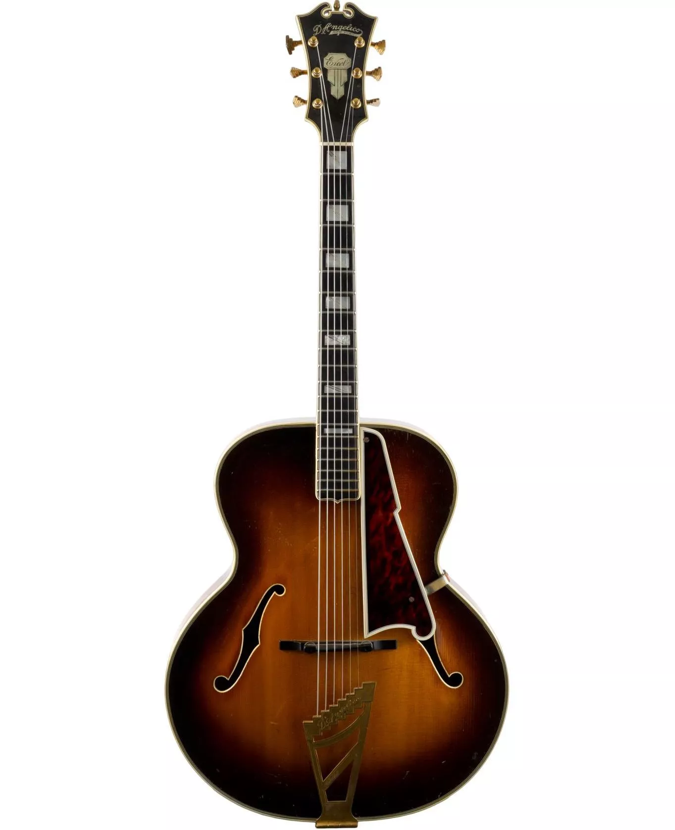 An original 1942 D'Angelico Excel, on which the USA Masterbuilt Excel is based