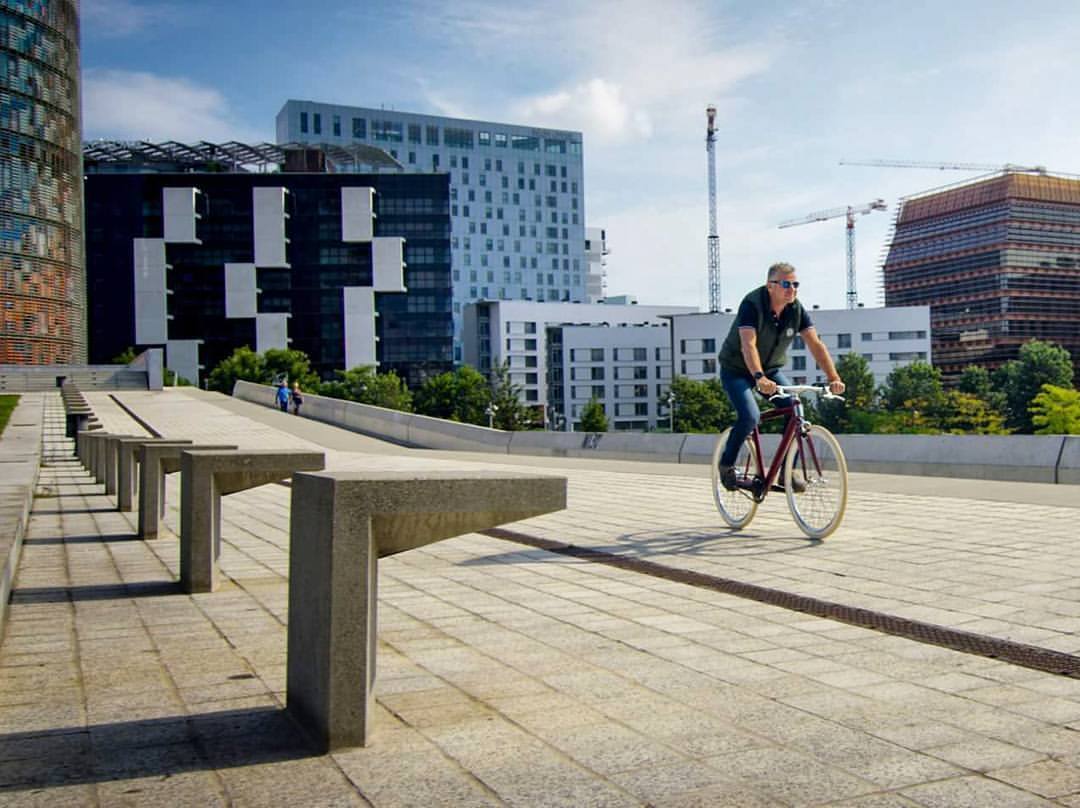 The Lauva bike provides up to 44 miles of pedal-assist power
