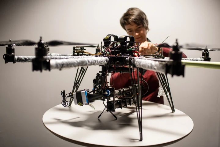 UAV helicopter used to hunt oil in Norway