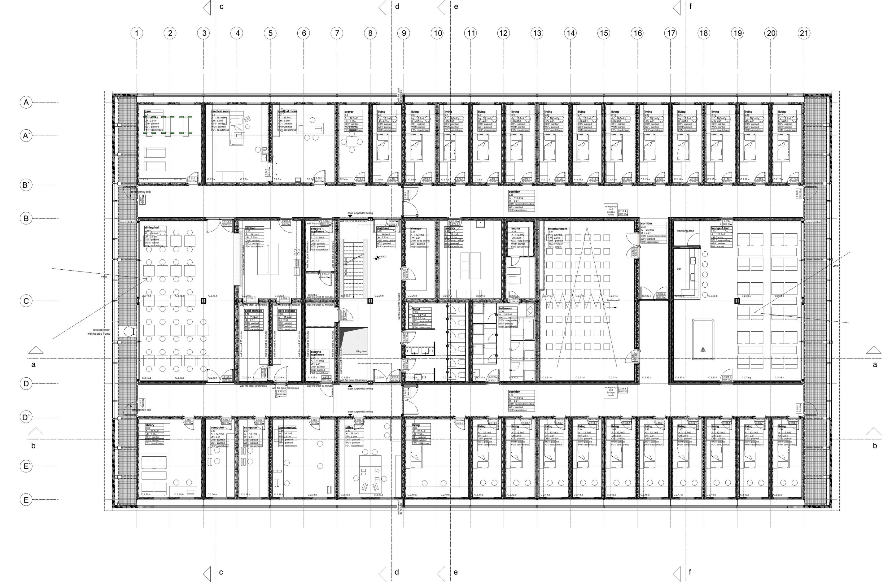 Architectural drawing (Image: bof artchitekten)