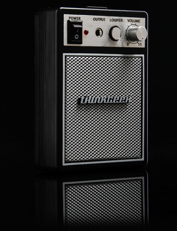 The shirt comes with a volume-adjustable amp box to attach to your belt, so you can share the beats you create with those nearby