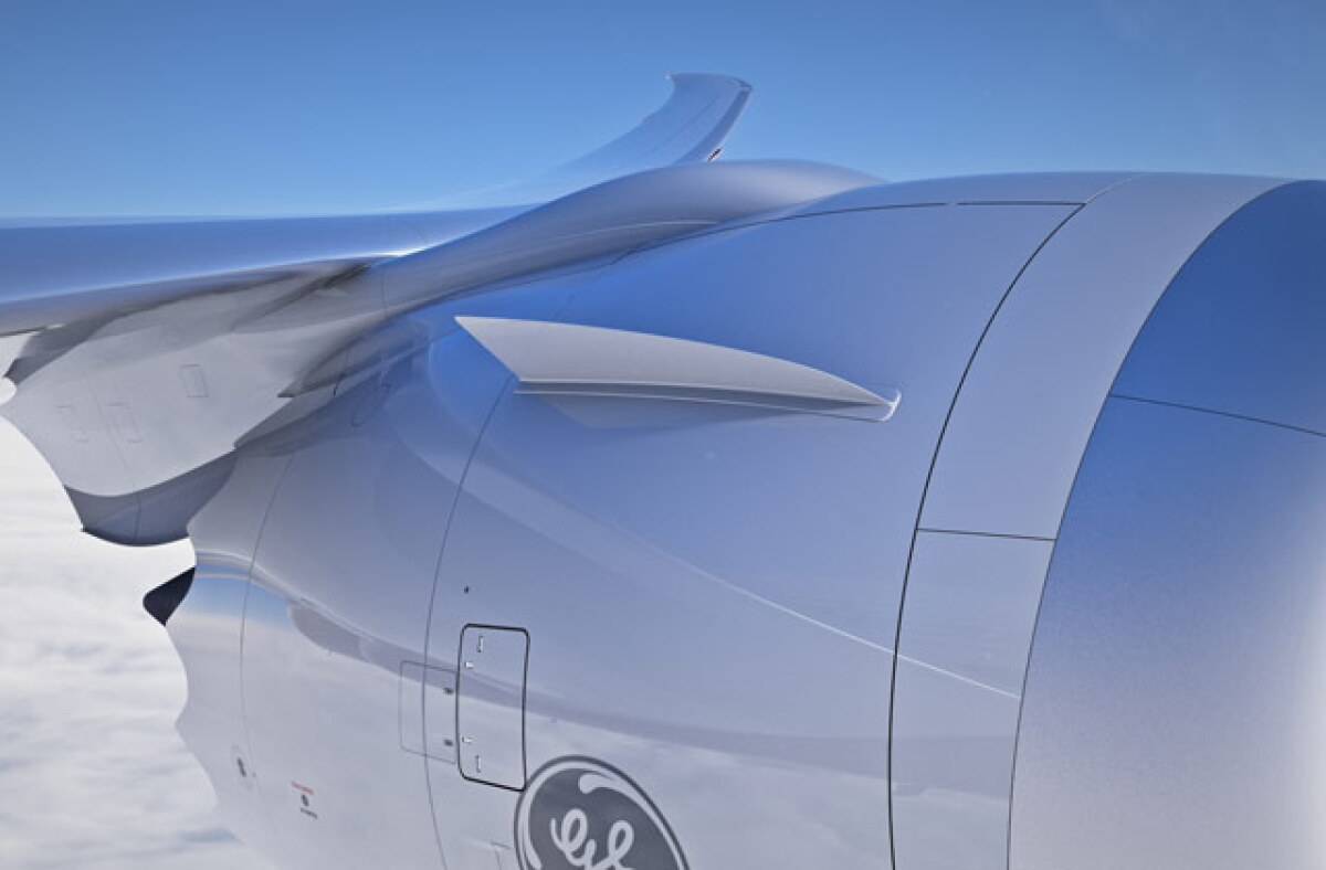 Boeing 777x Wing View