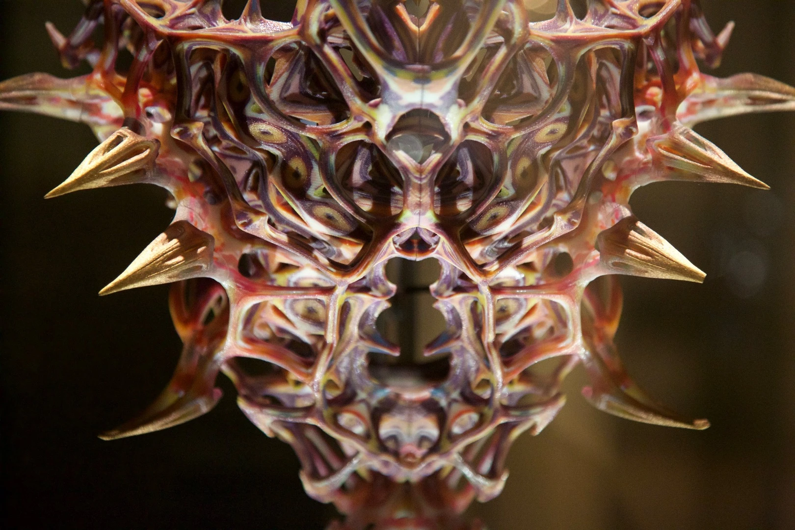 Neri Oxman's otherworldly 3D-printed death masks