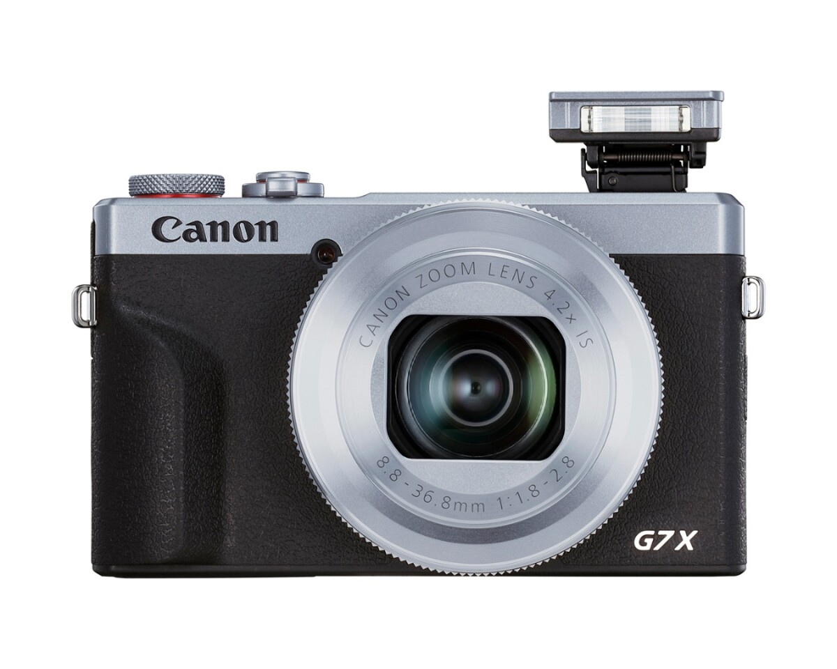 The G7 X III has a built-in pop-up flash