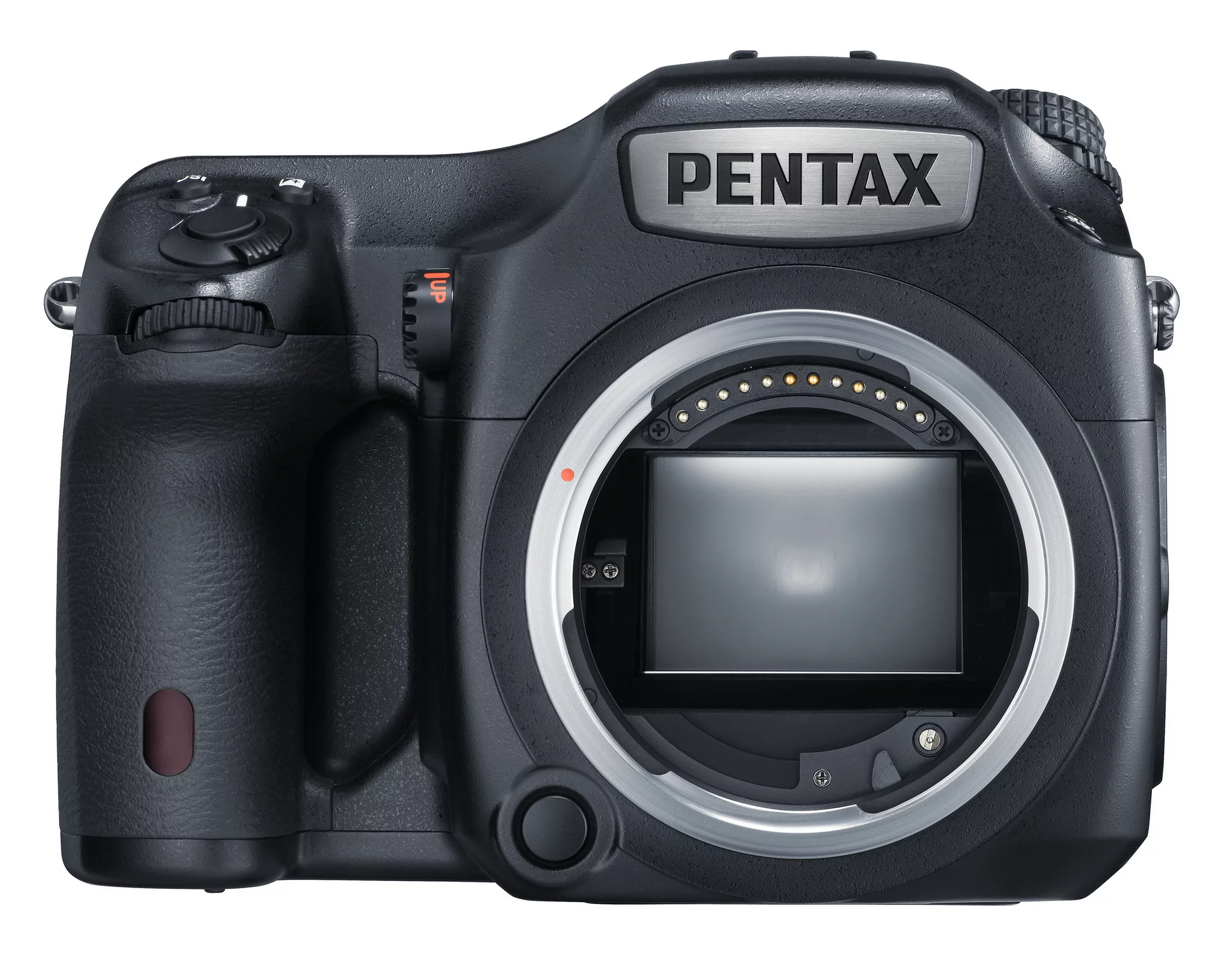 The Pentax 645Z measures 156 x 117 x 123 mm (6.1 x 4.6 x 4.8 inch) and weighs 1,550 g (3 lb 6.7 oz)