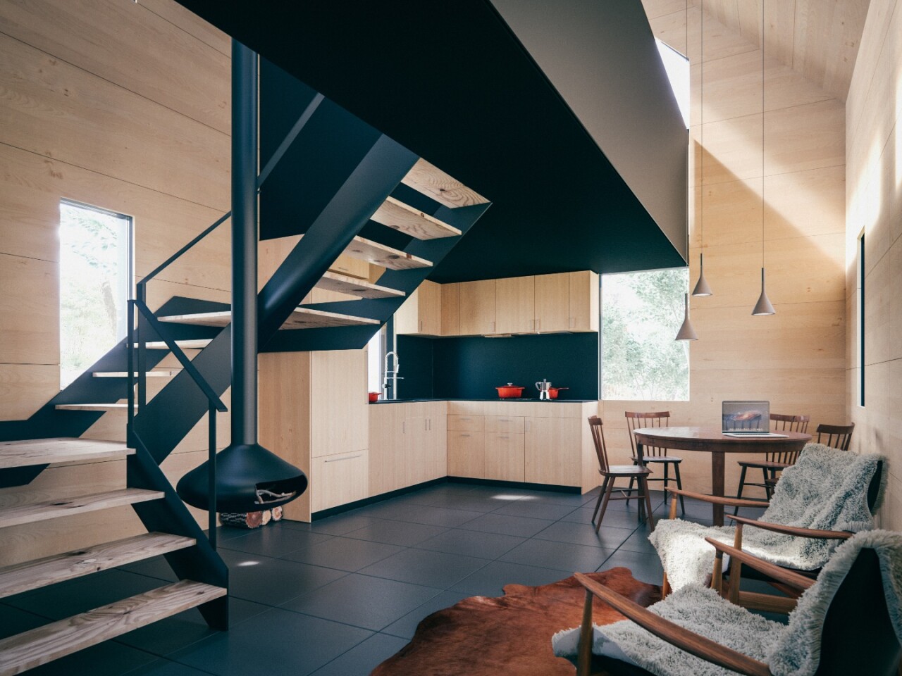 Inside, the cabins will include a lounge, kitchen, dining area, bathroom and bedroom