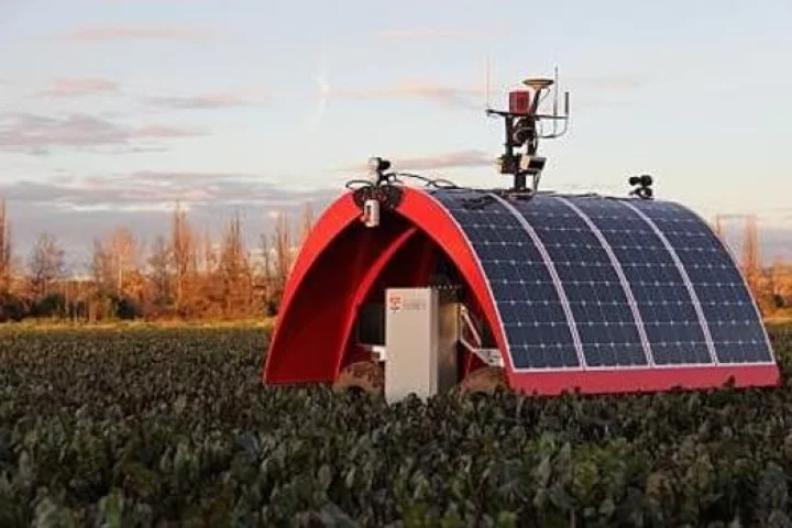 "Ladybird" is an autonomous farm robot capable of conducting mobile monitoring of a variety of different crops