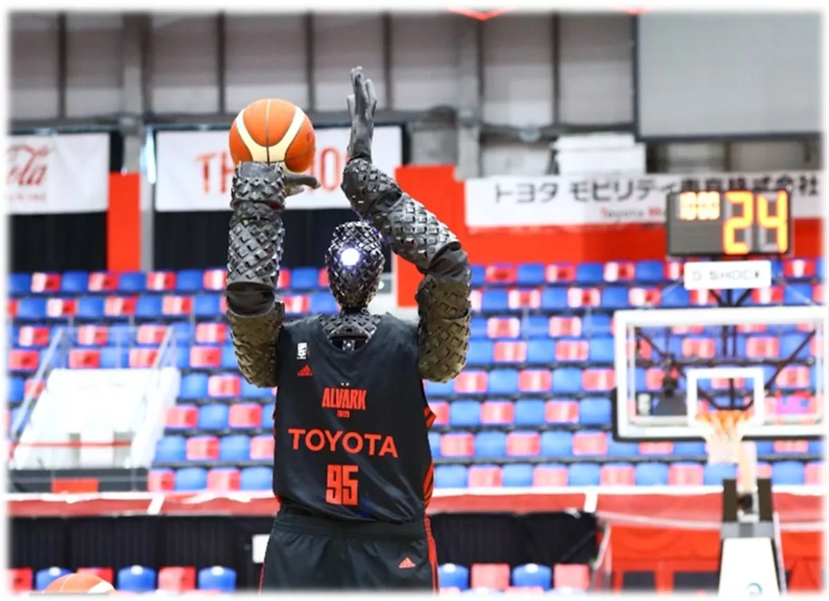 The CUE5 humanoid basketball player could shoot hoops and dribble