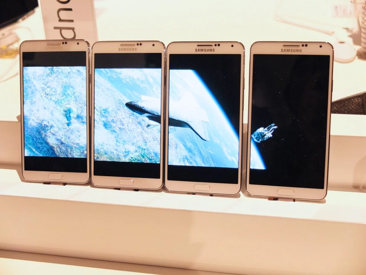 The Galaxy Note 3's screen-sharing functionality (Photo: Gizmag)