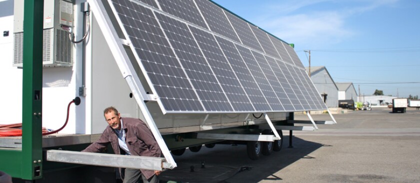 Each CSU is equipped with a solar array with a capacity of 74 kW
