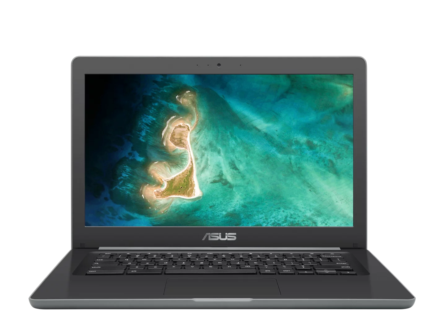The Chromebook C403 features a 14 inch, 1,366 x 768 resolution display