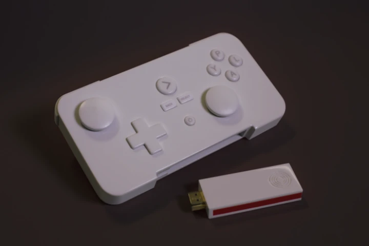 The GameStick is a tiny video game console