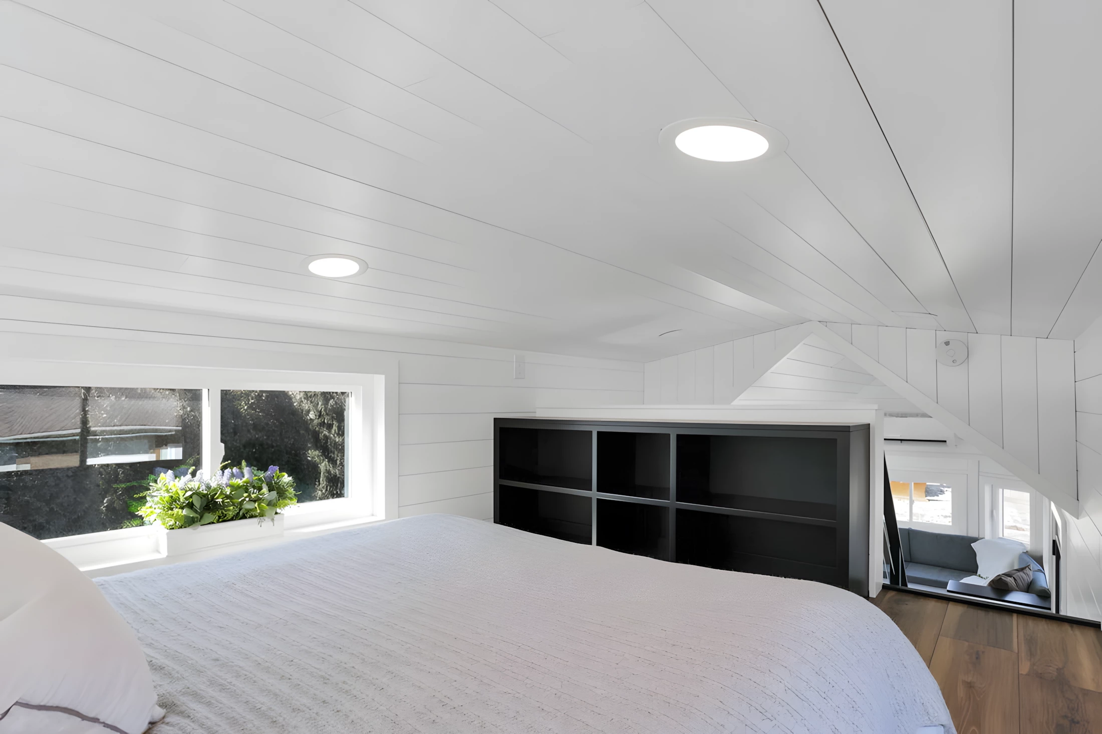 The Shadow's bedroom has a little storage space inside