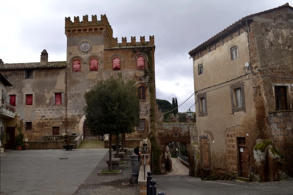 Castello di Blera is a castle located in the center of the village of Civitella Cesi, a small hamlet of ancient Etruscan origin