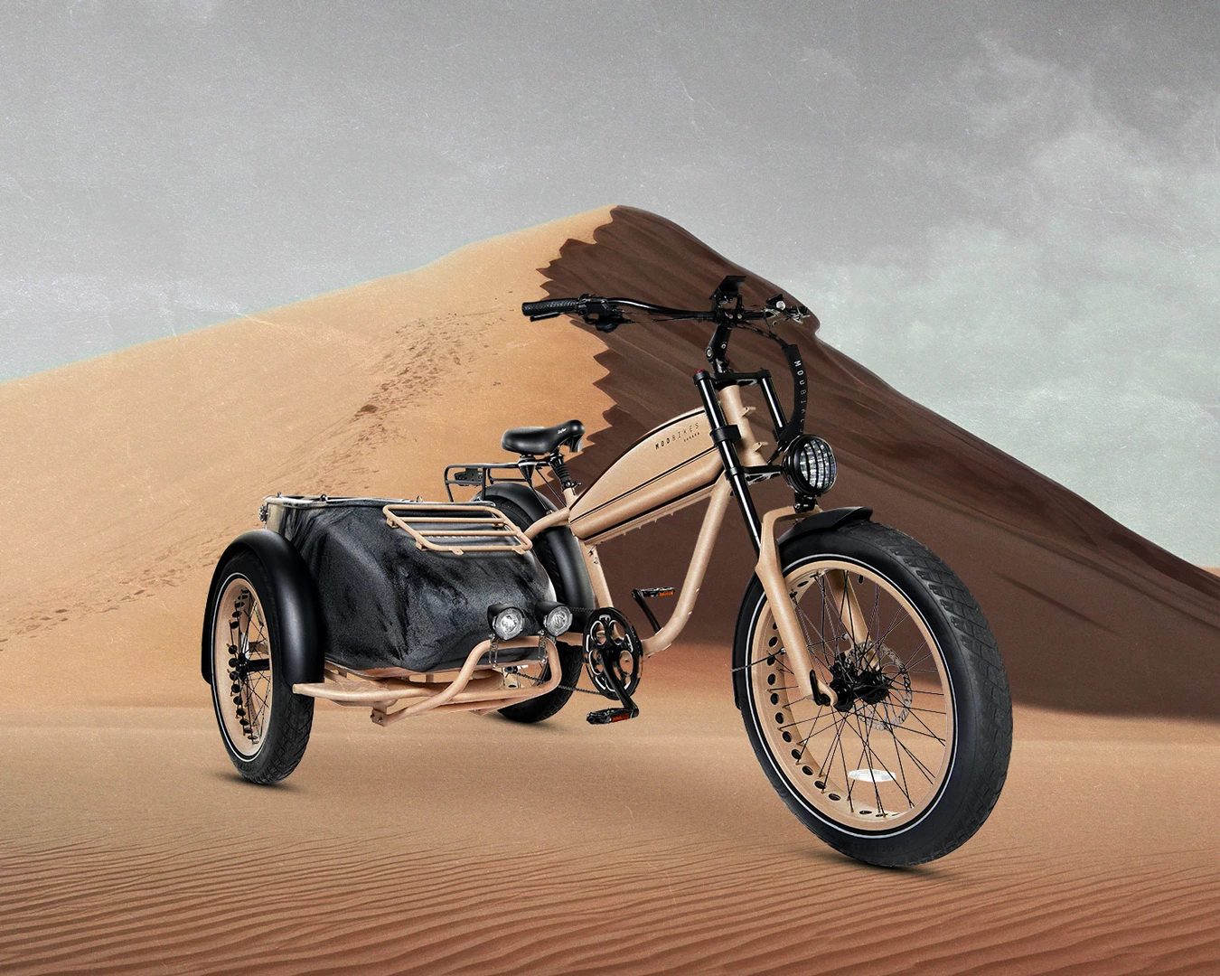 The Mod Easy Sahara Limited Edition combines vintage motorcycle aesthetics with modern ebike technology