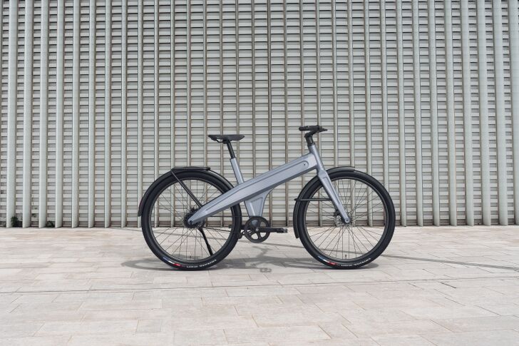 The Polder cuts a striking minimalist pose thanks to its pressed aluminum frame and clean lines