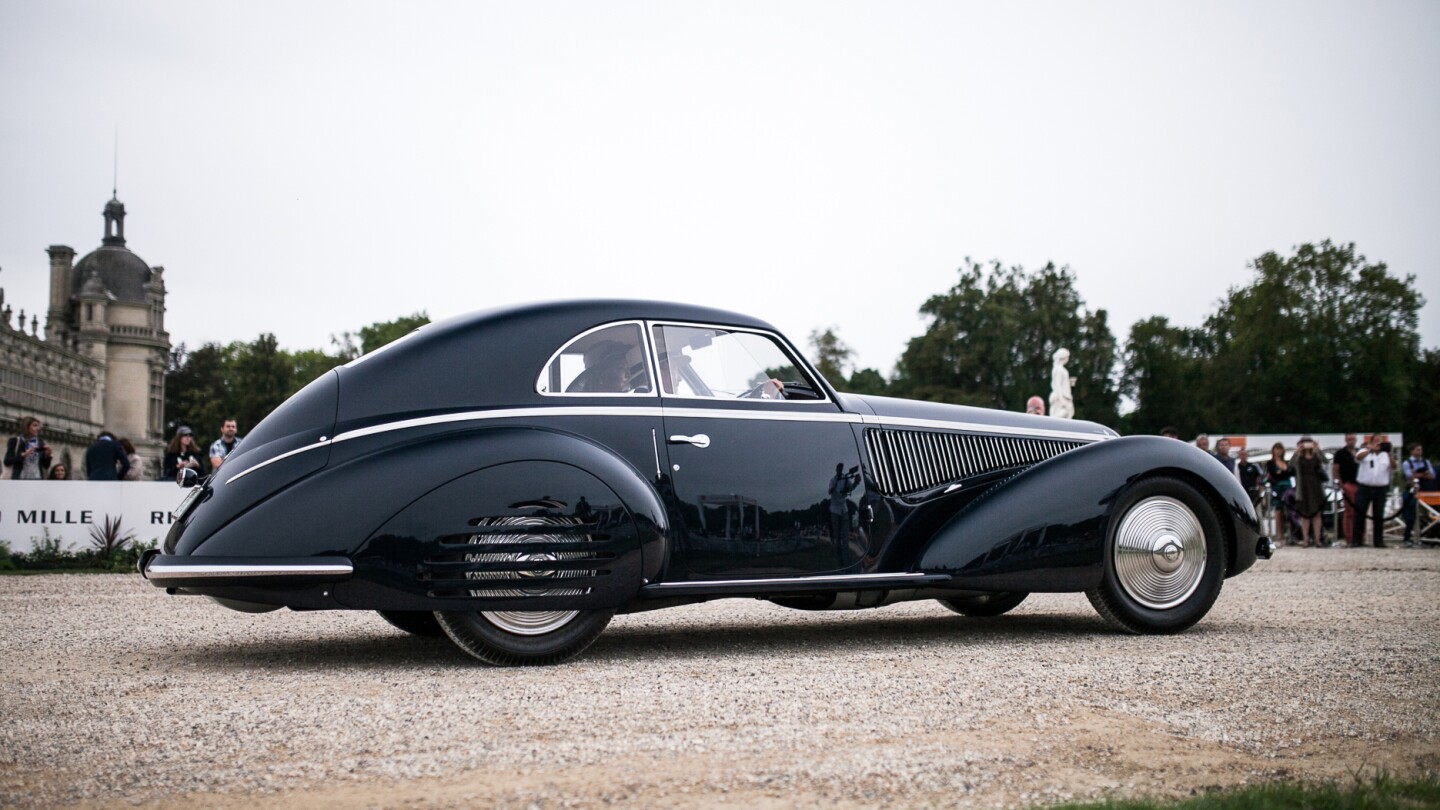 The winner of the 2016 Chantilly Arts & Elégance Richard Mille, this 1938 Alfa Romeo 8C 2900B Berlinetta by Touring was a finalist in the most prestigious award on the concours circuit.