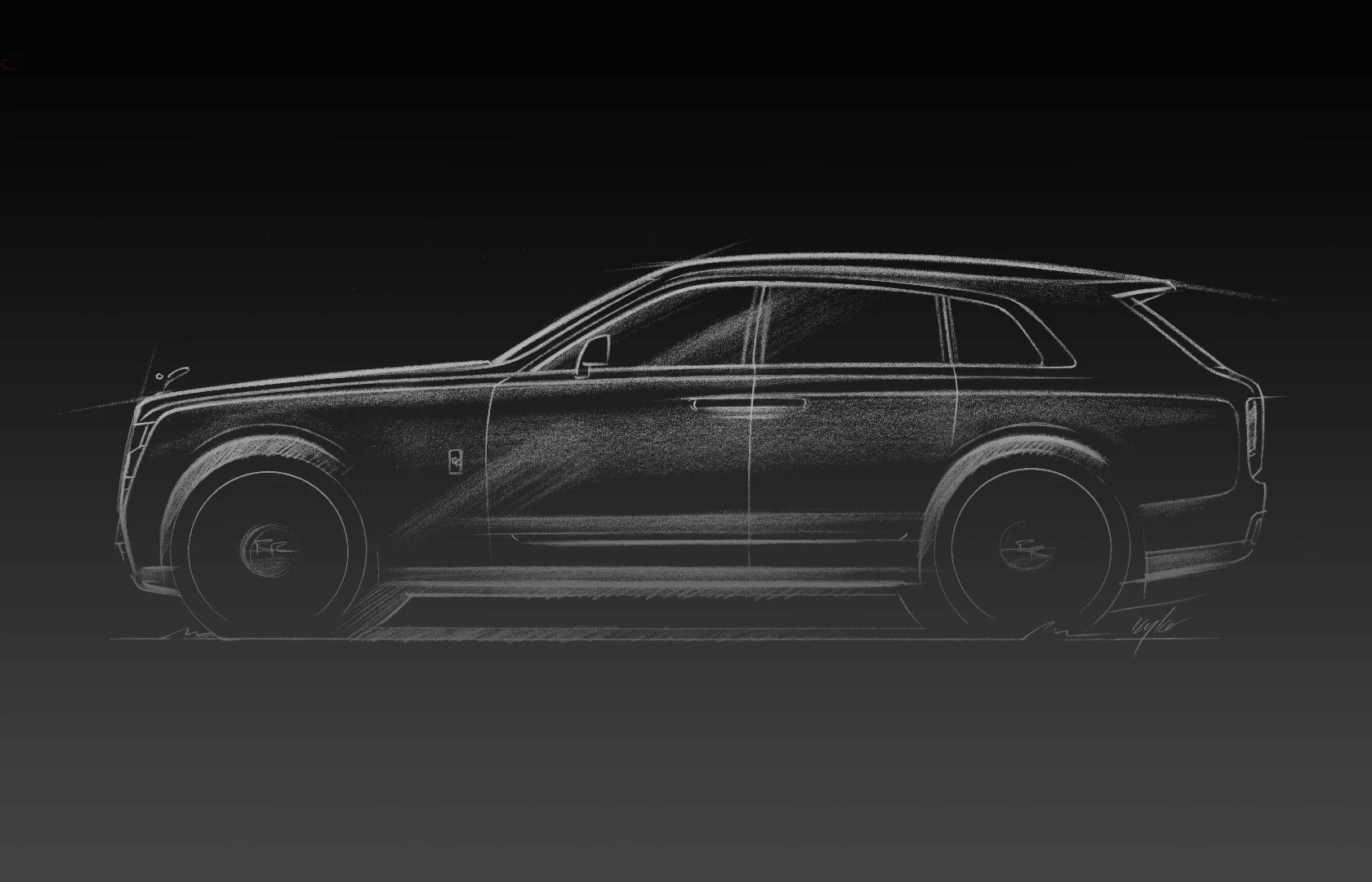 Rolls-Royce Cullinan sketch