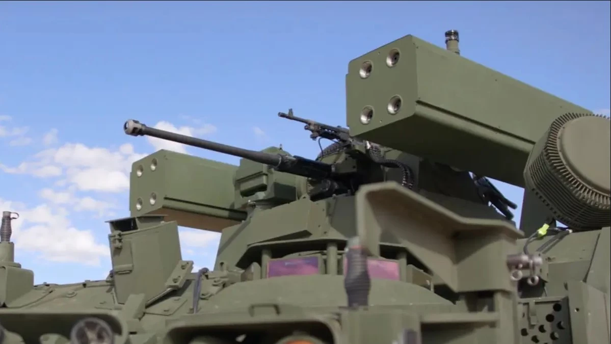 The turret in air defense configuration