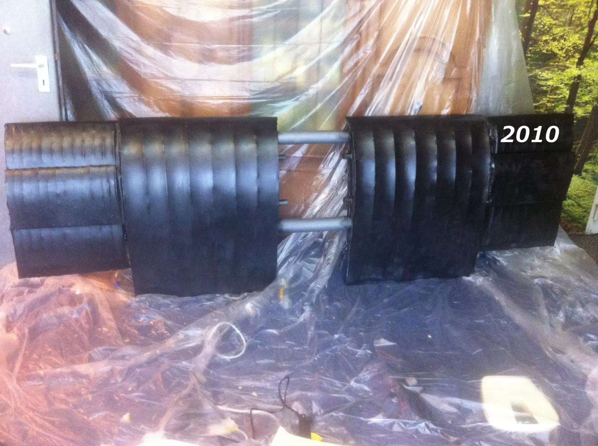 Painted 2/3-scale prototype