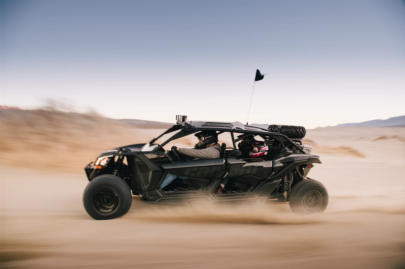 Racing across the sand