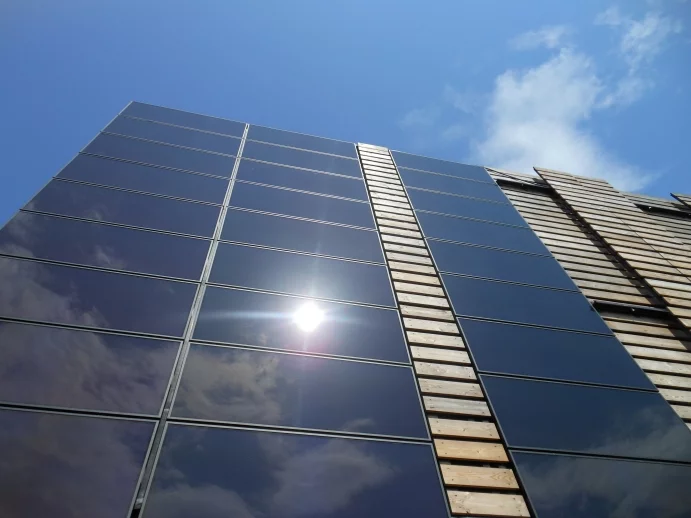 The solar panel system (Photo: Pierluigi Bonomo)