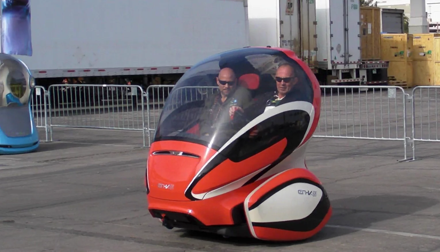 Mike Hanlon drives the EN-V