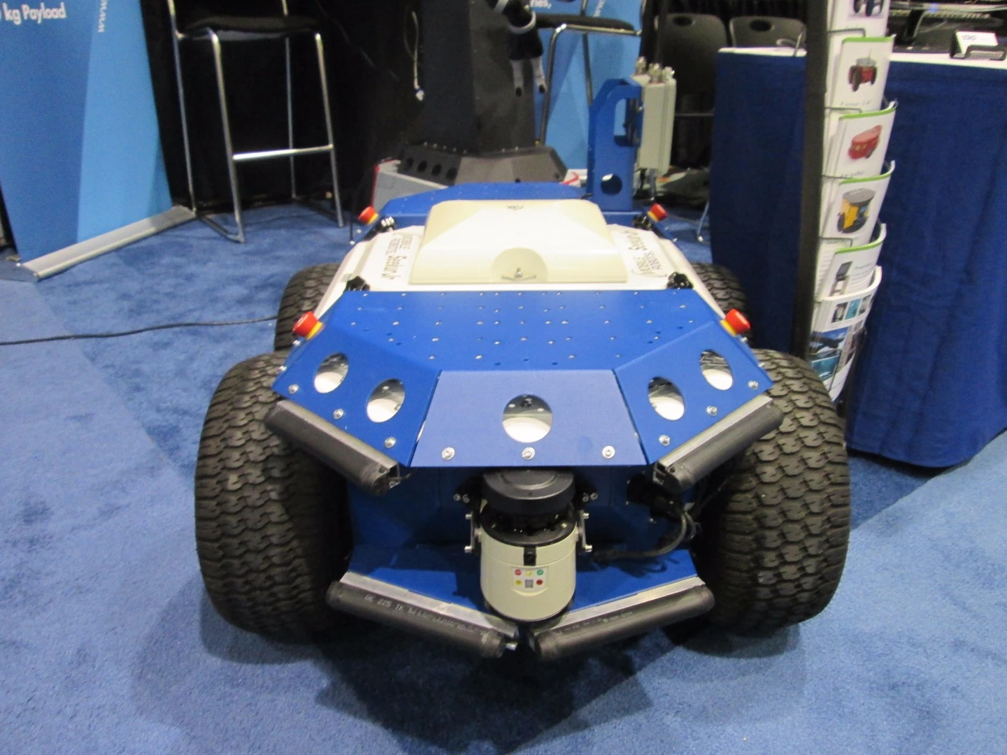 Adept robot showing front construction