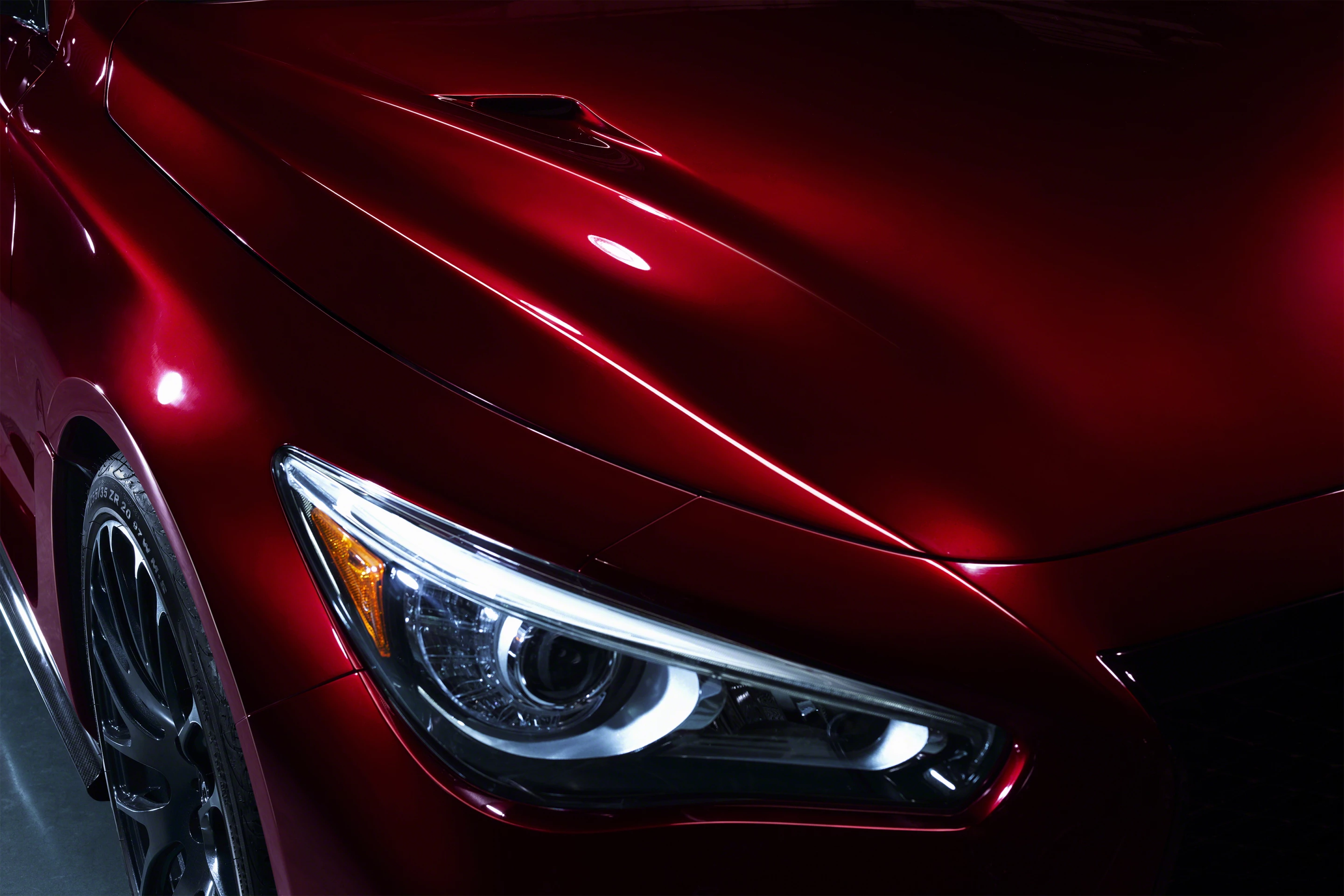 Infiniti's 560 hp Q50 Eau Rouge high-performance sedan prototype