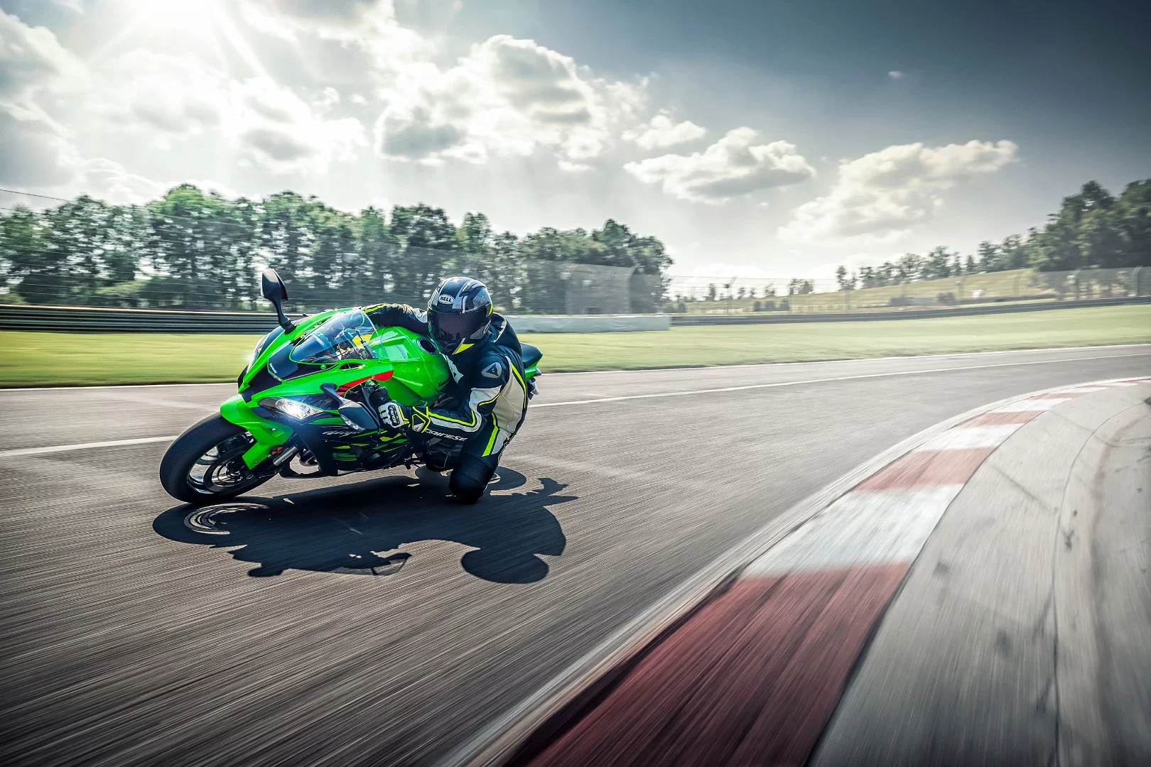 The 2019 Kawasaki ZX-10R in action