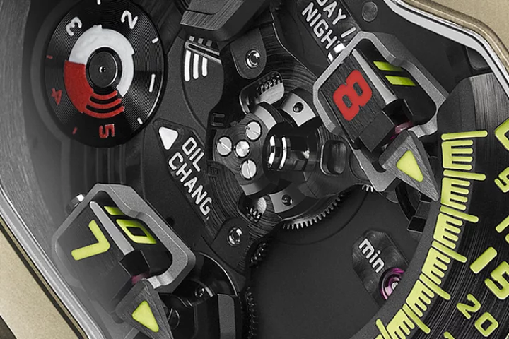 The Urwerk UR-110 ZrN 'Champagne Supernova'