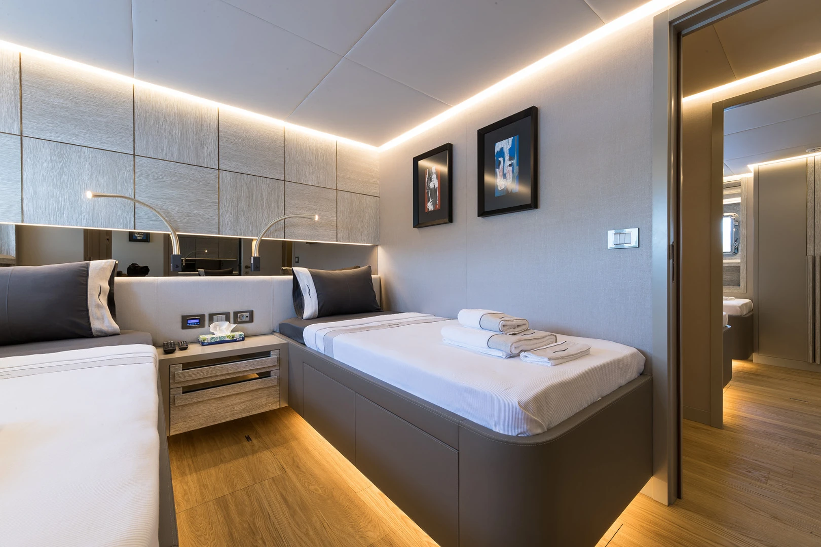 inside a guest cabin