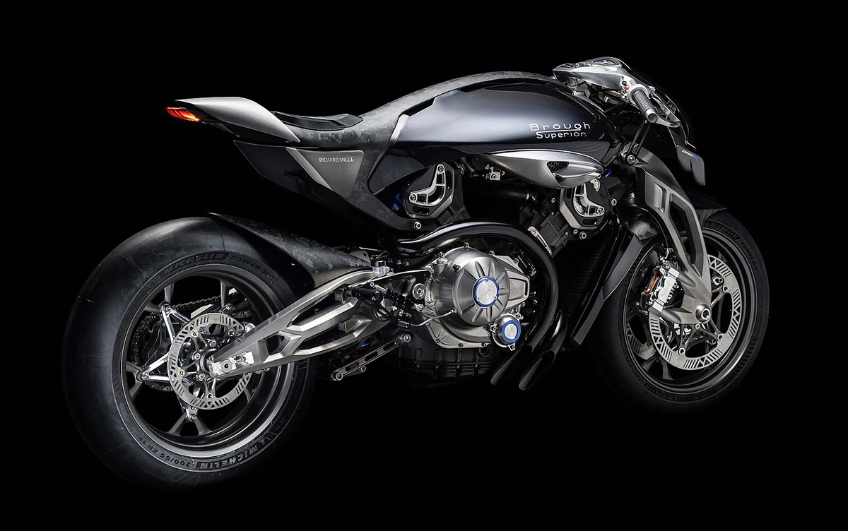 Brough and Richard Mille aimed for a 'dynamic feline silhouette' with the RMB01 – and I'd say they nailed it