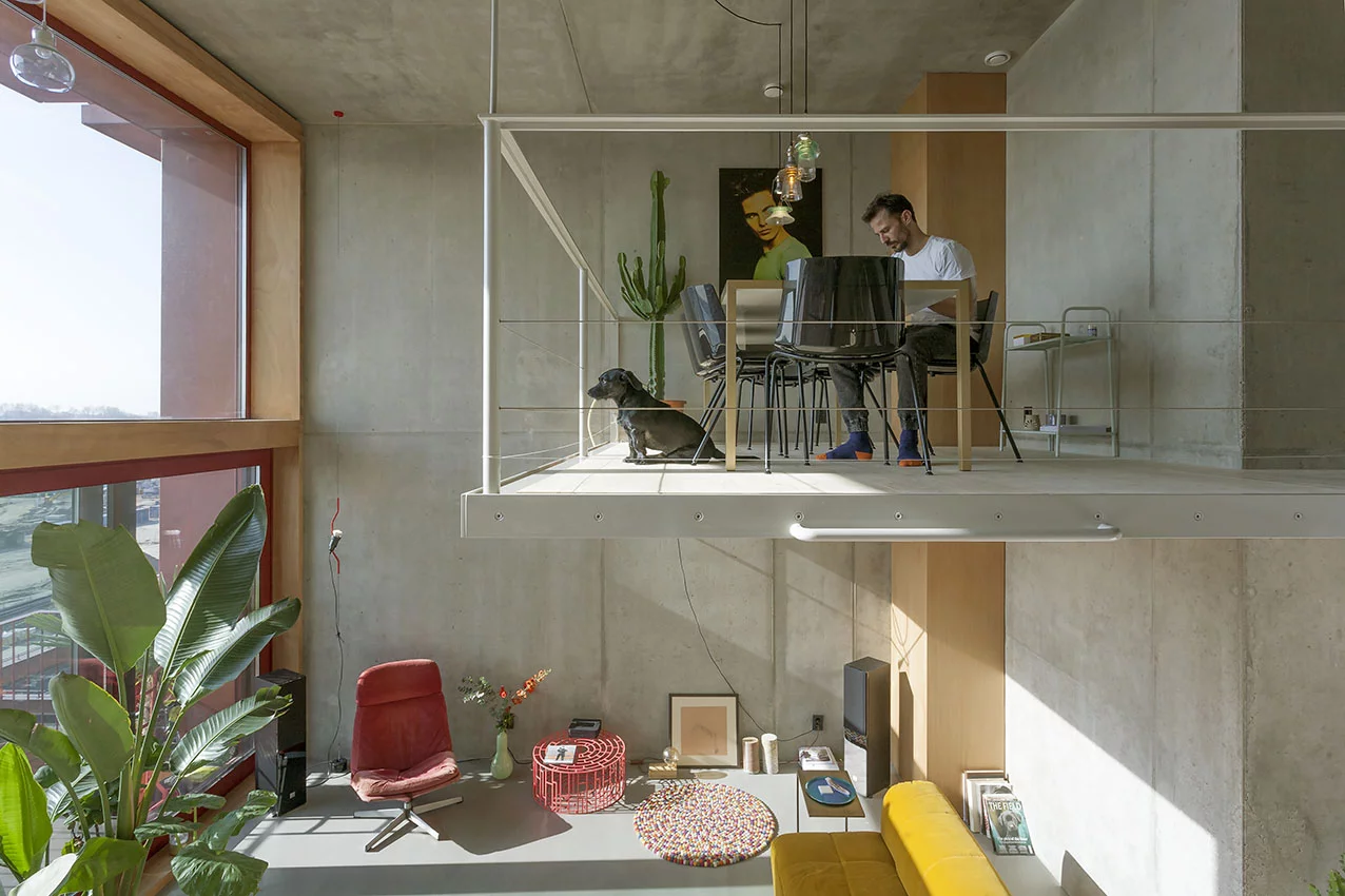 The Director's Special Award (or essentially the runner up prize) went to Marc Koehler Architects' Superlofts Southaven, in Amsterdam, Netherlands