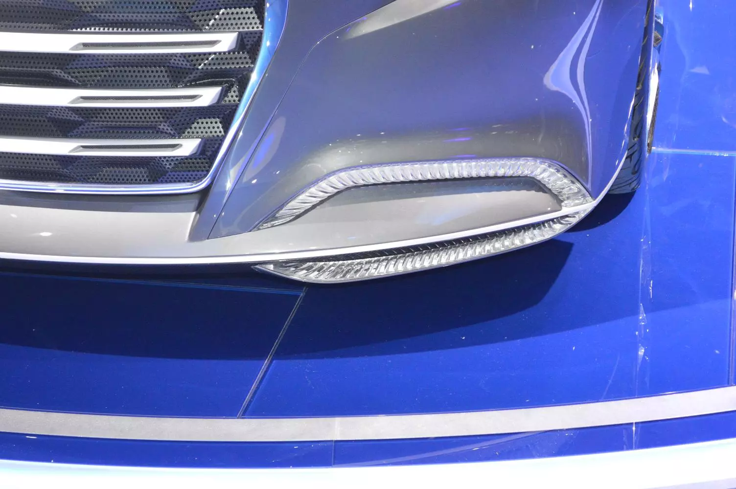 The Hyundai HDC-14 Genesis concept at the North American International Auto Show