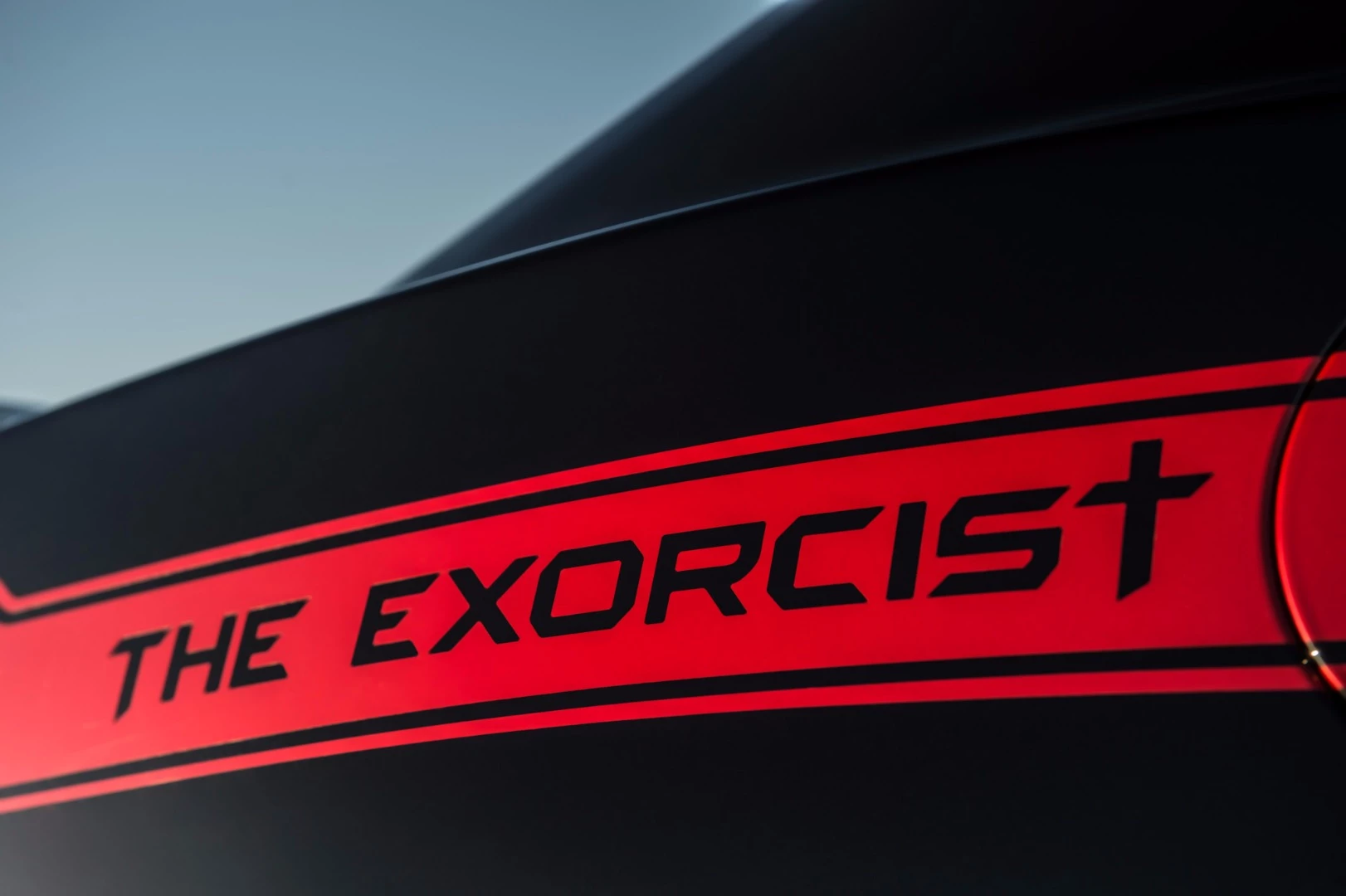 The stickers on The Exorcist are part of the Hennessey package