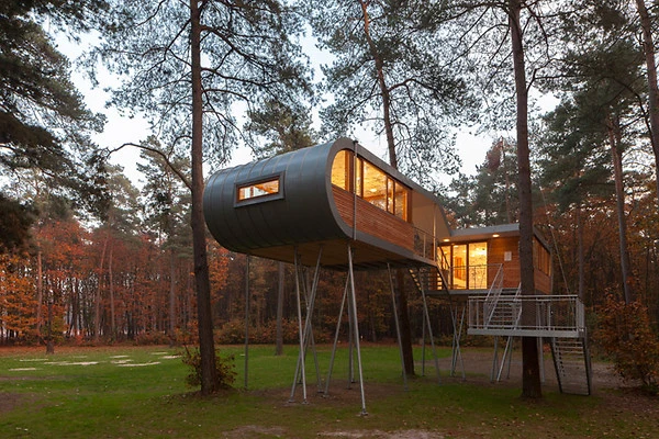 The Treehouse conference center was initially conceived with the hope of bridging the gap between economy and ecology