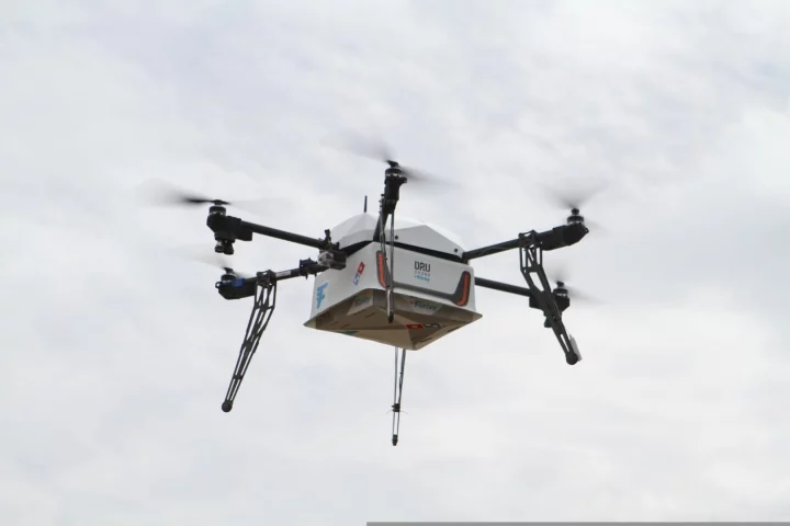 Domino's has teamed up with drone company Flirtey for the venture
